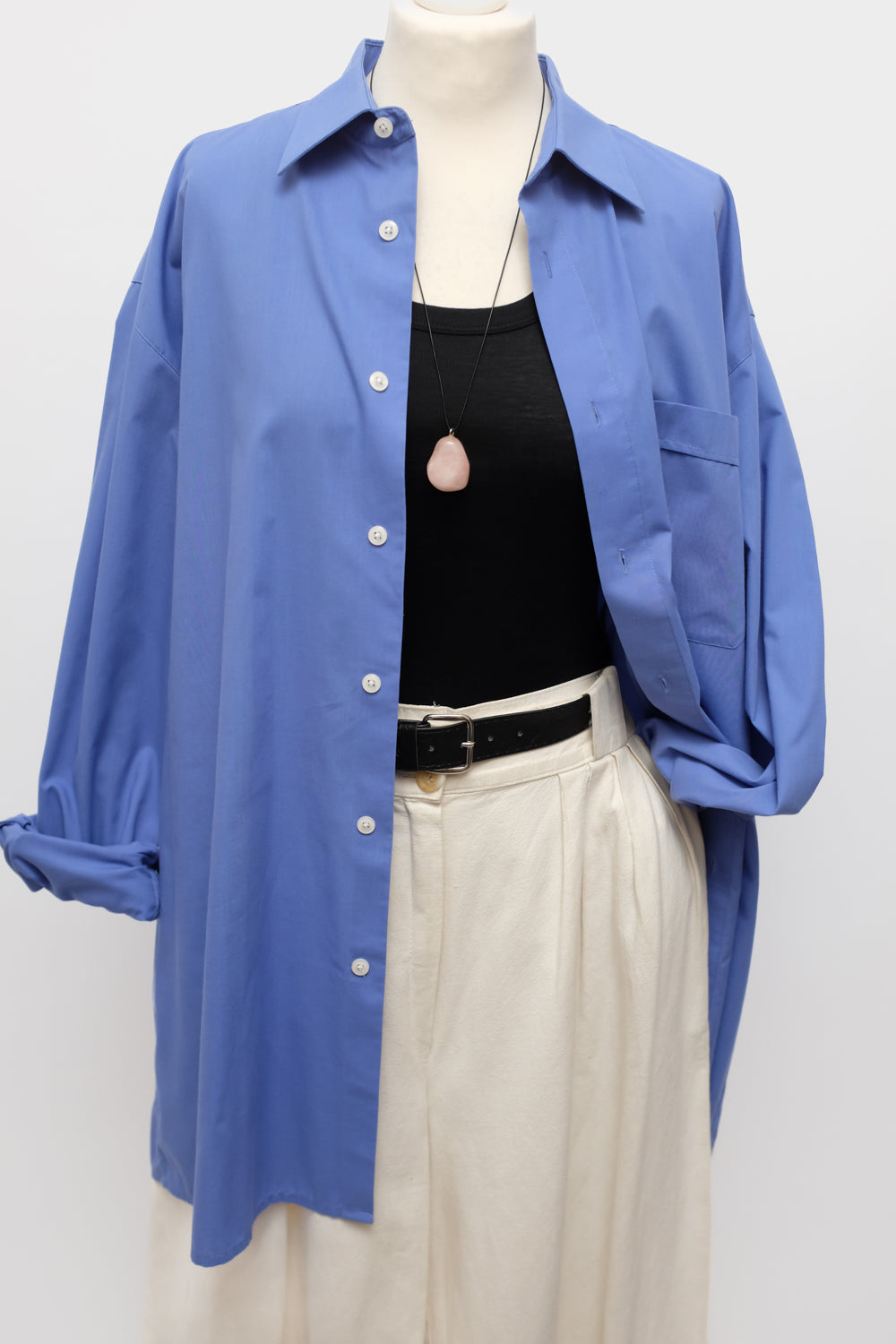 BLUE OVERSIZE SHIRT