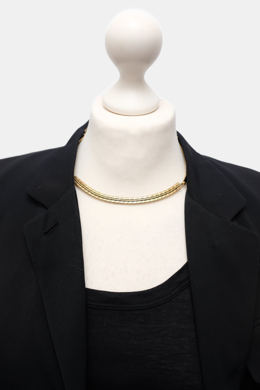 JIL SANDER VINTAGE BLACK WAISTED BLAZER