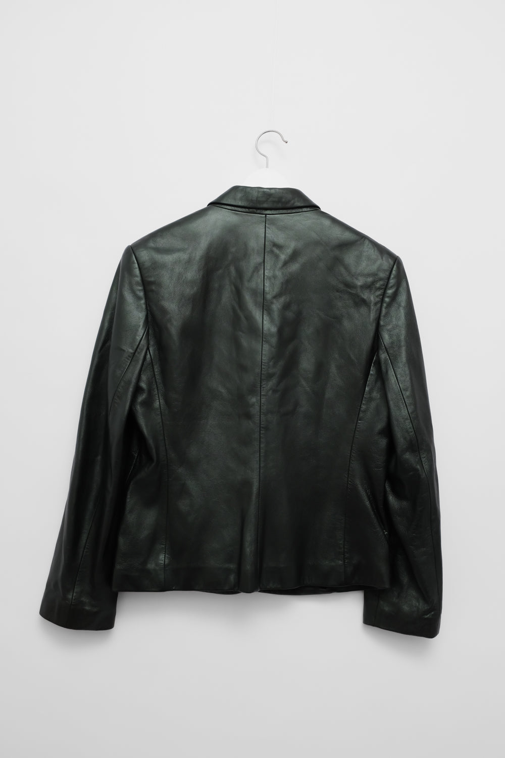 RENÉ LEZARD GREEN LEATHER BLAZER