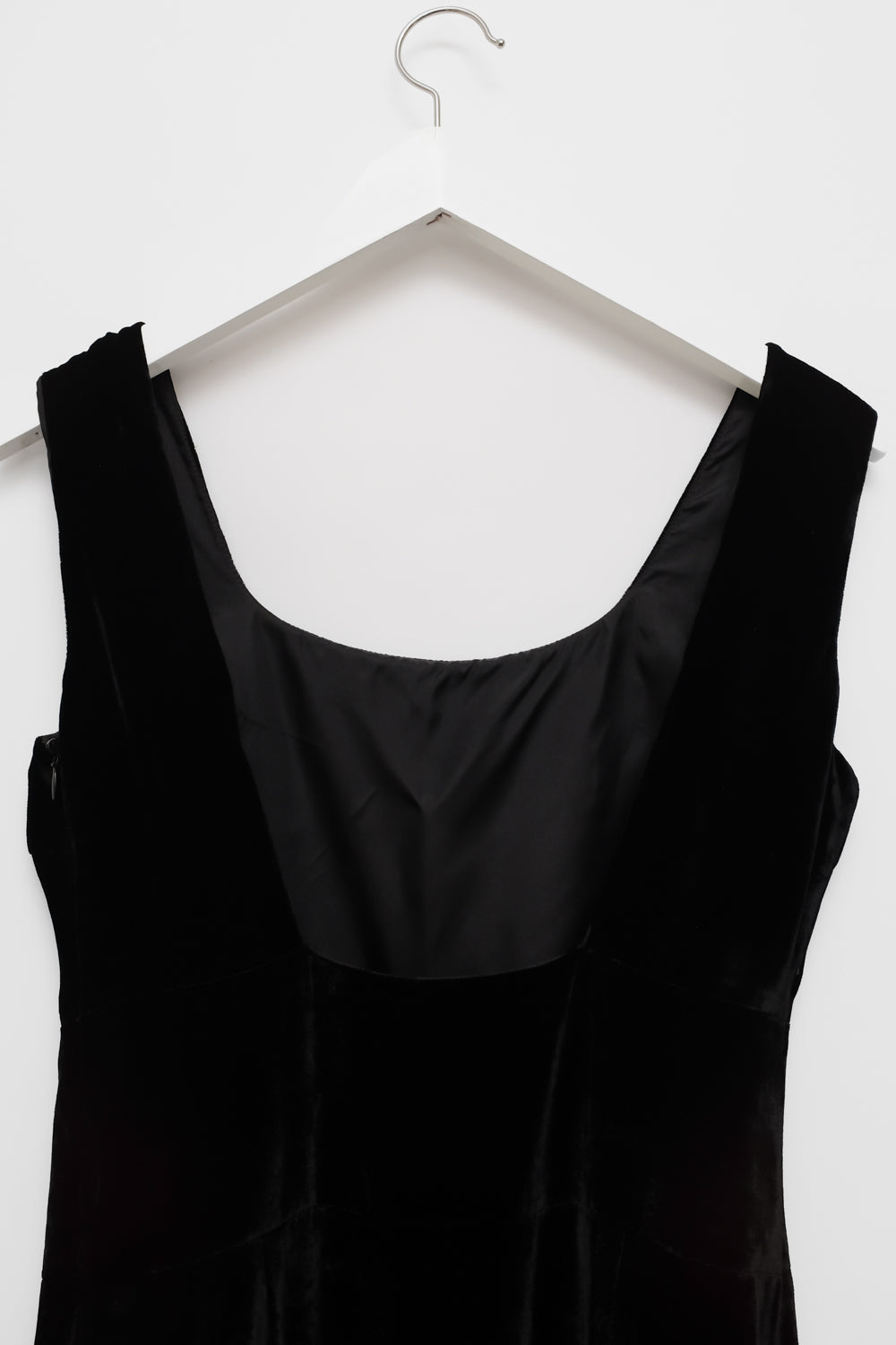 VINTAGE BLACK VELVET FERRE STUDIO DRESS