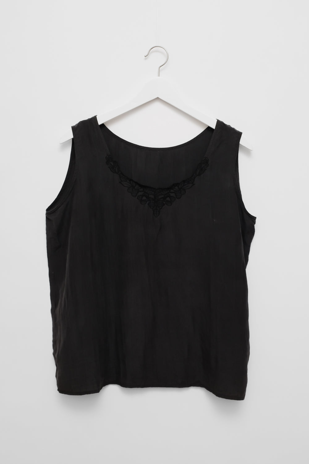 PURE SILK LACE VINTAGE TANKTOP