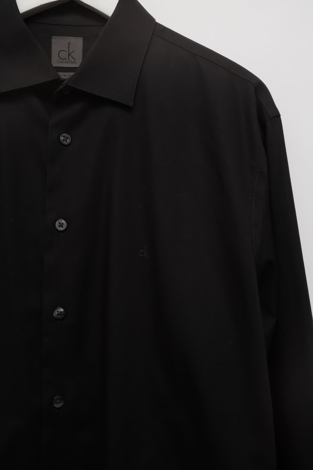 CALVIN KLEIN CK VINTAGE BLACK COTTON SHIRT