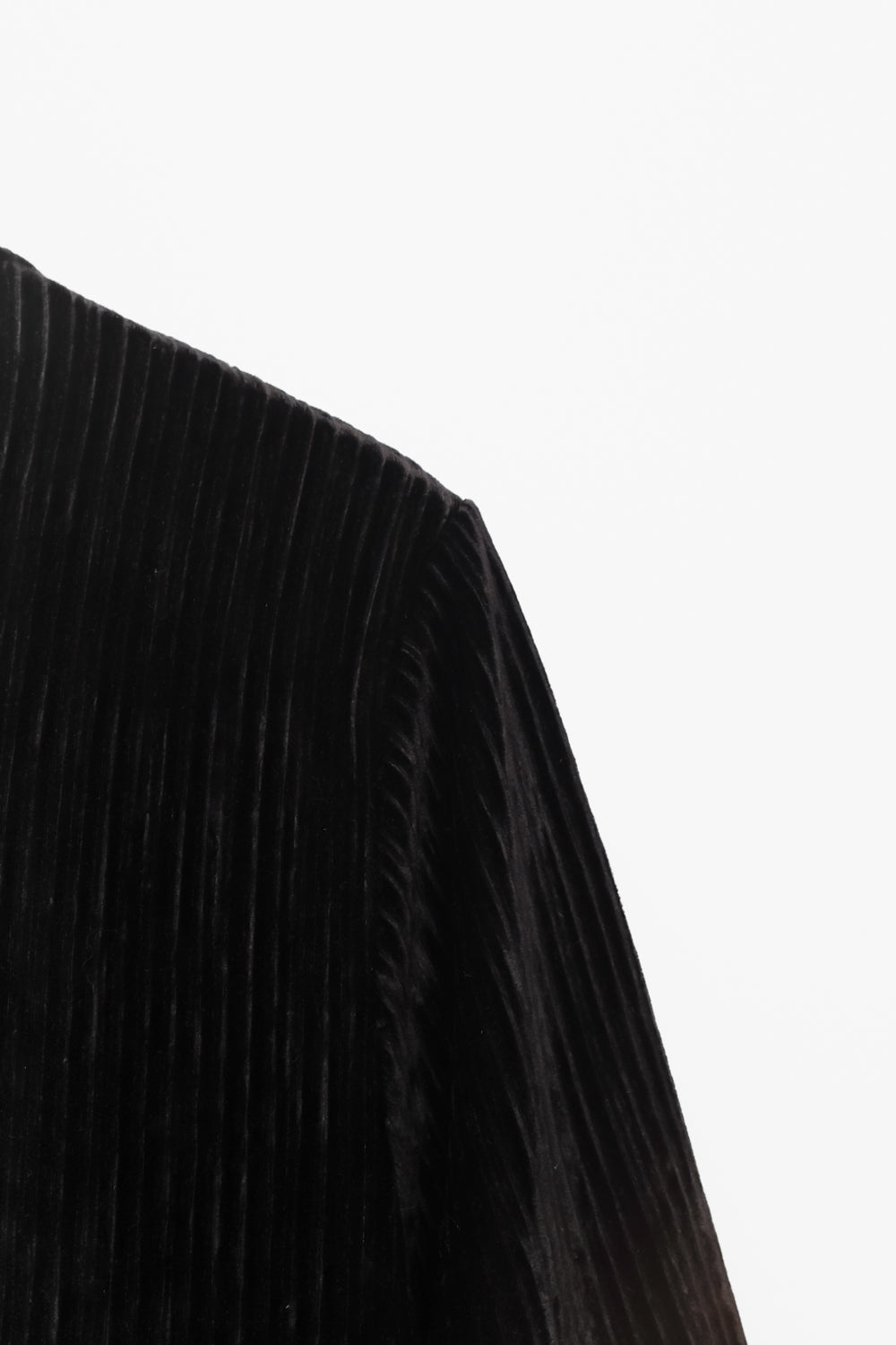 VINTAGE BLACK VELVET ITALY RIB TOP