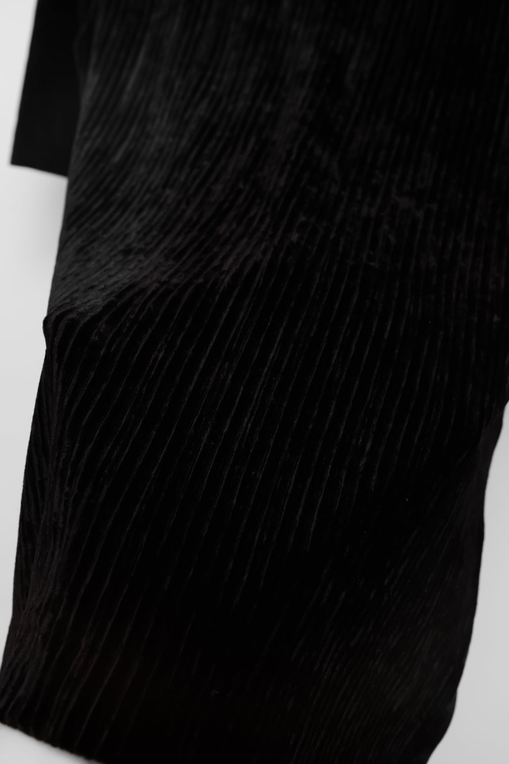 VINTAGE BLACK VELVET ITALY RIB TOP