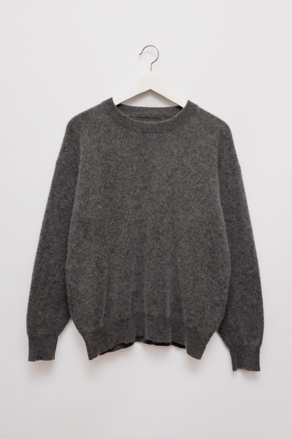 PURE CASHMERE GREY COSY FLUFFY SWEATER