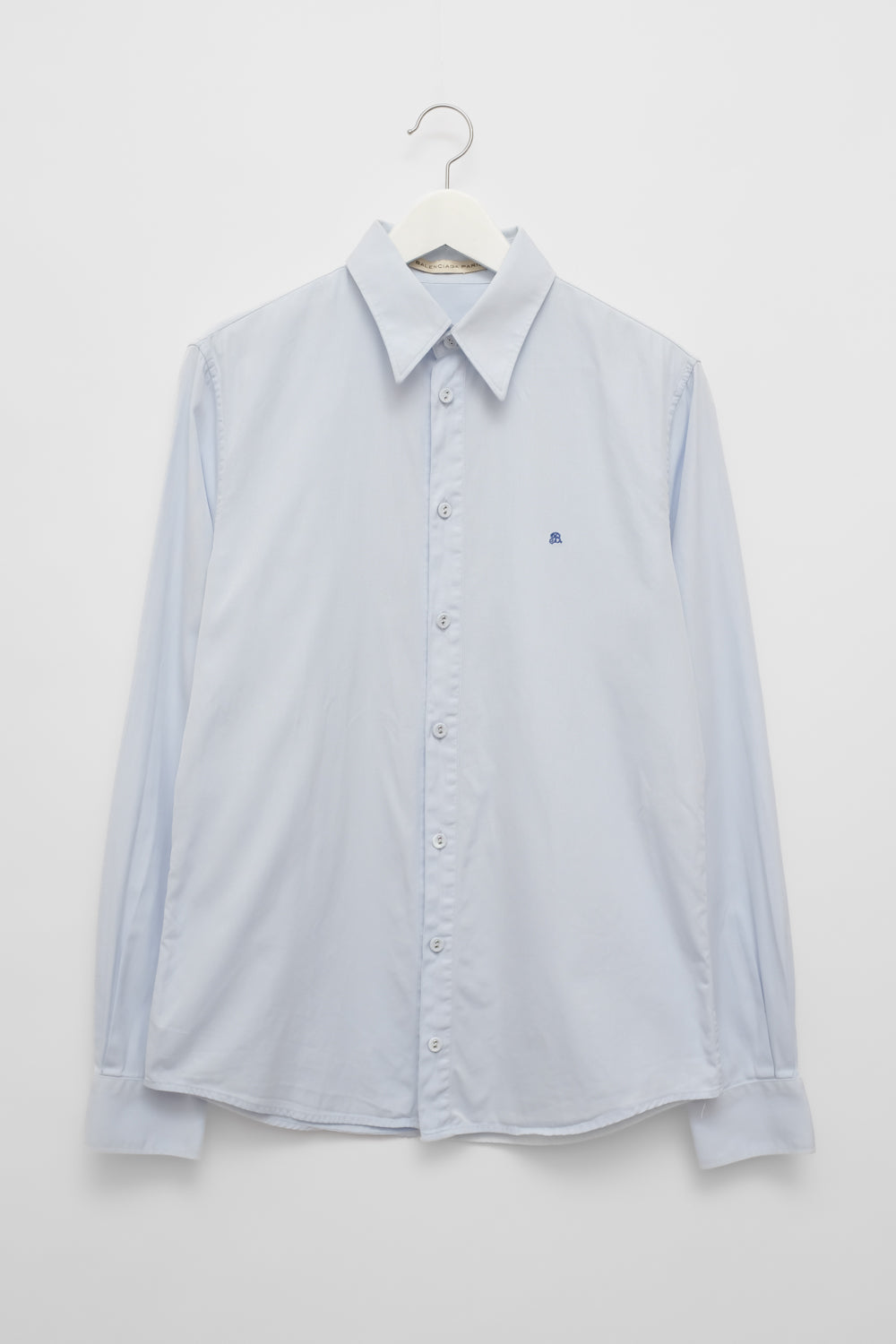 BALENCIAGA VINTAGE BLUE COTTON SHIRT