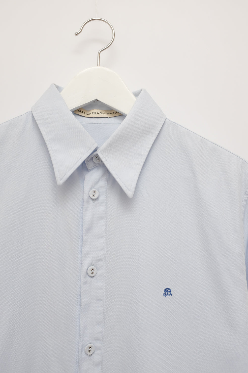 BALENCIAGA VINTAGE BLUE COTTON SHIRT