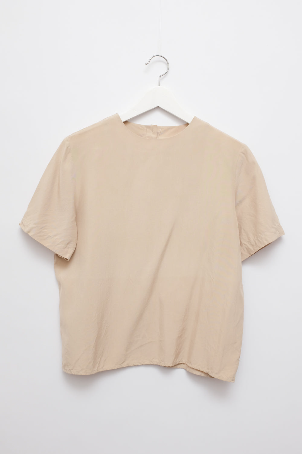 PURE SILK BEIGE VINTAGE TEE