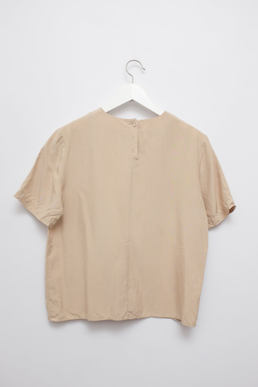 PURE SILK BEIGE VINTAGE TEE