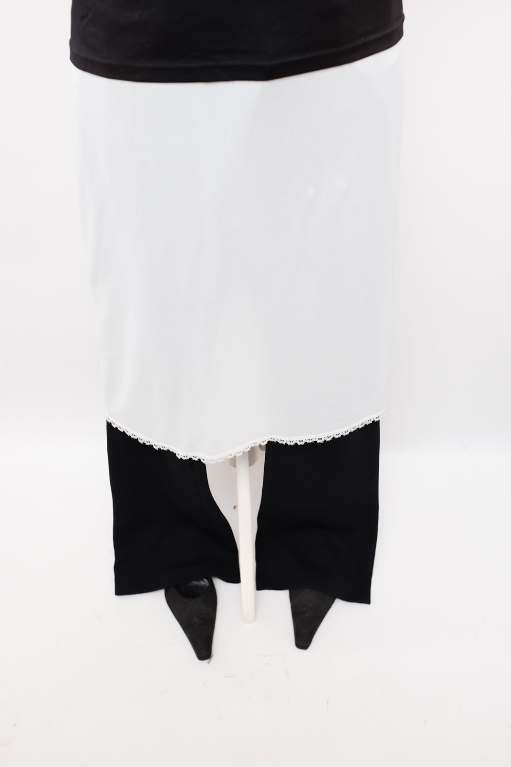 WHITE LUCID LACE VINTAGE DRESS