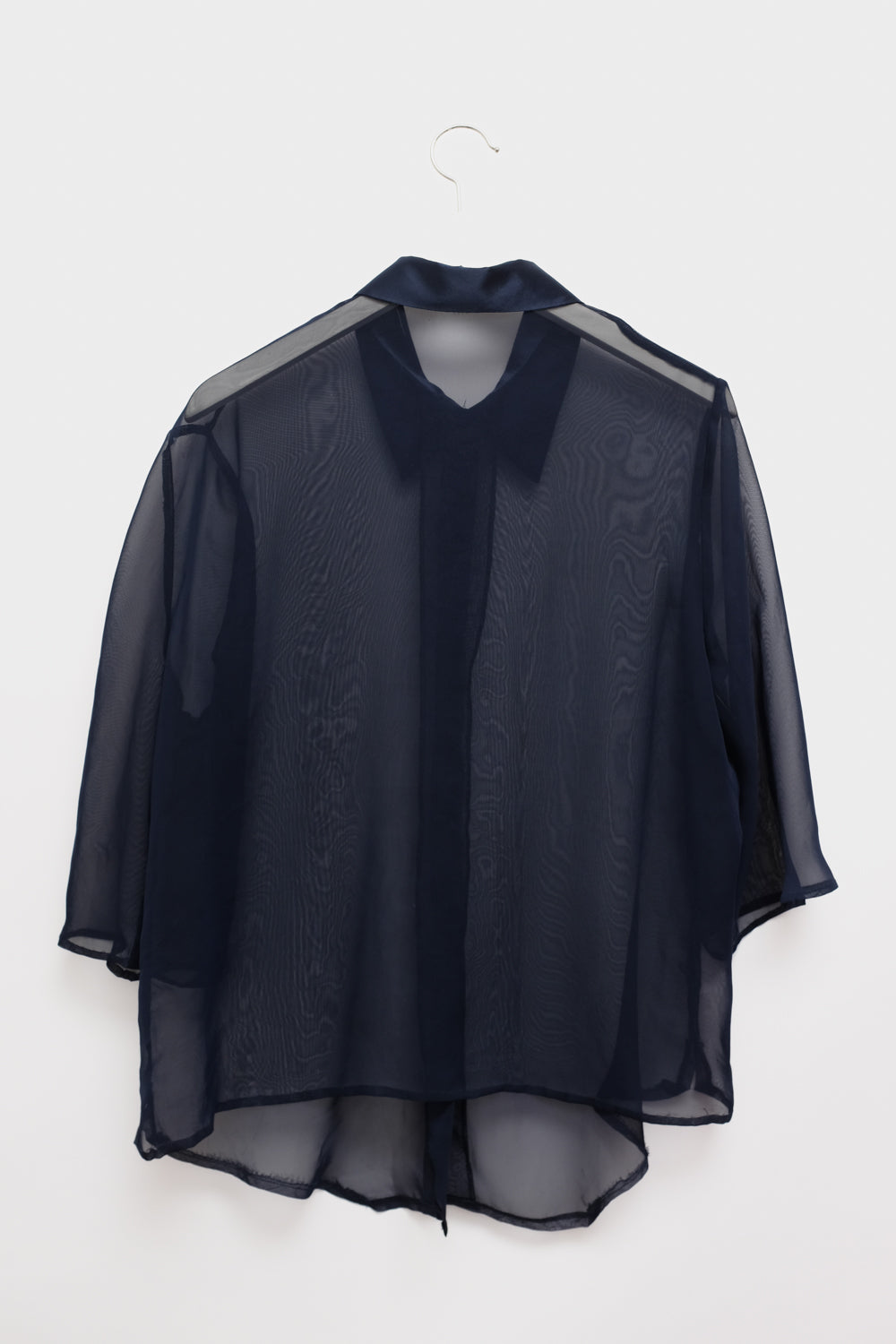 PURE SILK LUCID NAVY VINTAGE SHIRT