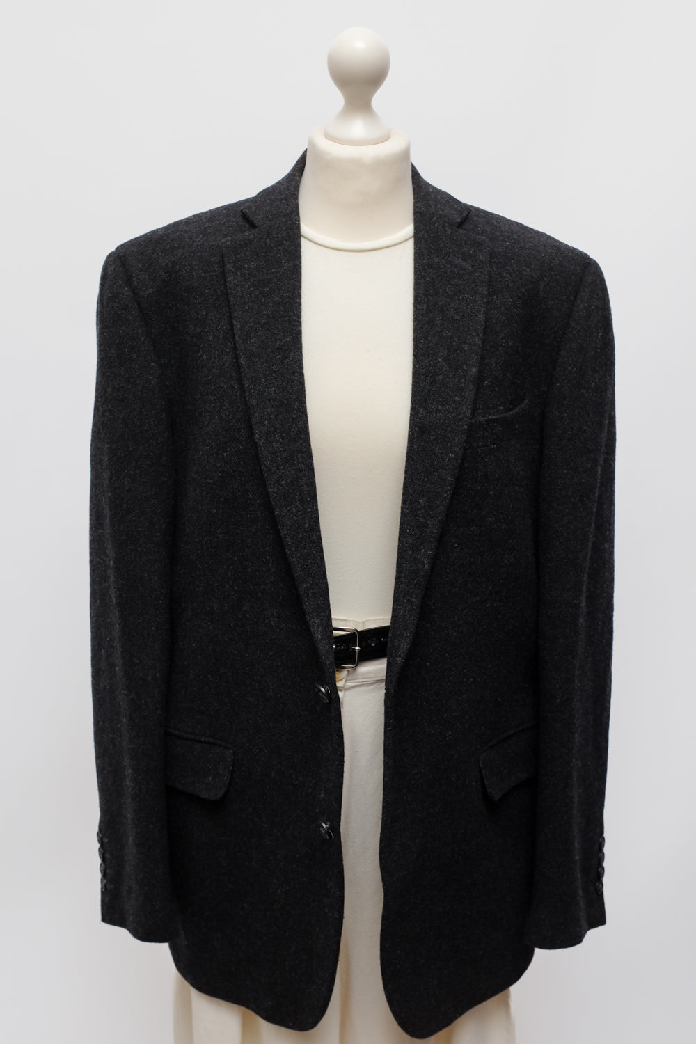 PURE WOOL ANTHRACITE BLACK BLAZER