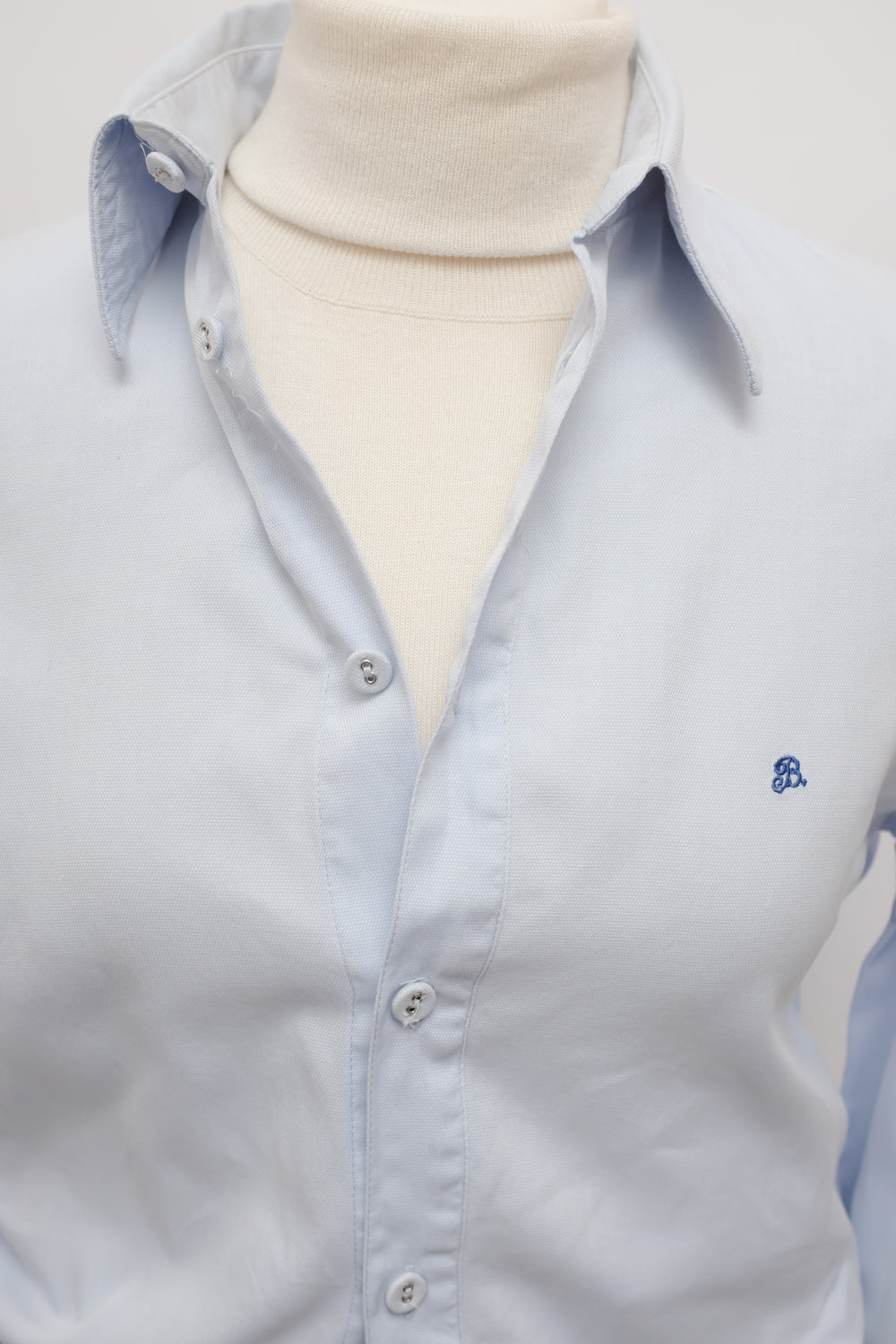 BALENCIAGA VINTAGE BLUE COTTON SHIRT