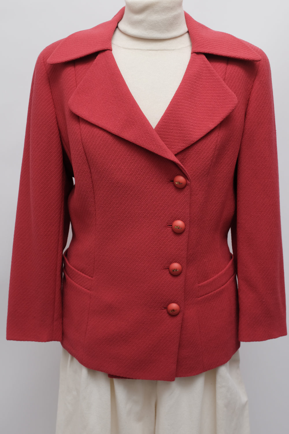 KARL LAGERFELD VINTAGE PURE WOOL BLAZER