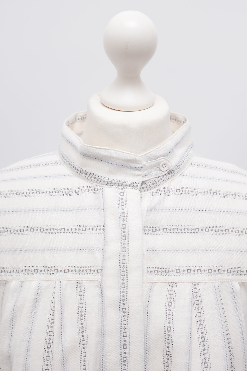 PURE COTTON VINTAGE BOW TIE BLOUSE