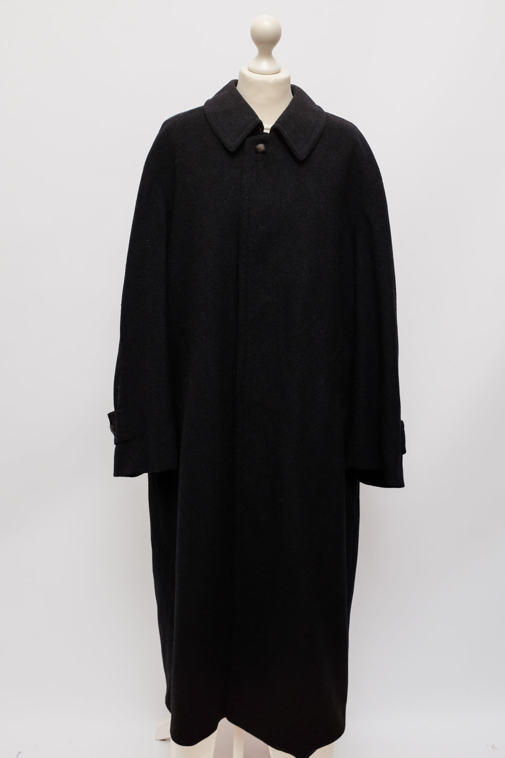 WOOL WARM LONG VINTAGE CAR COAT