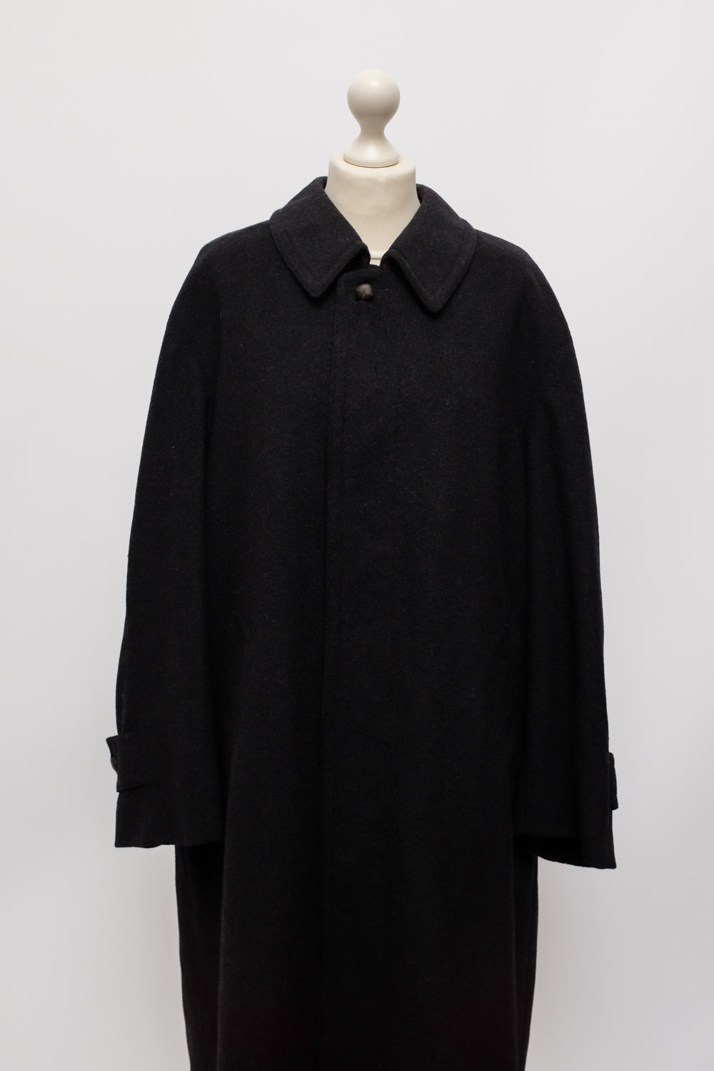 WOOL WARM LONG VINTAGE CAR COAT