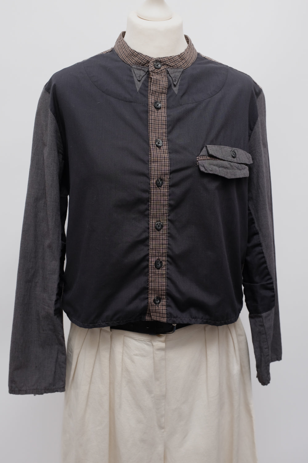 HENRIK VIBSKOV PURE COTTON CROP SHIRT