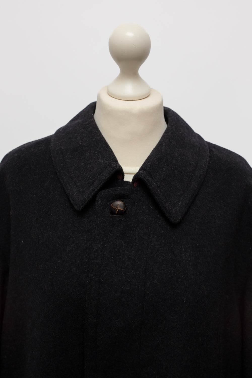 WOOL WARM LONG VINTAGE CAR COAT