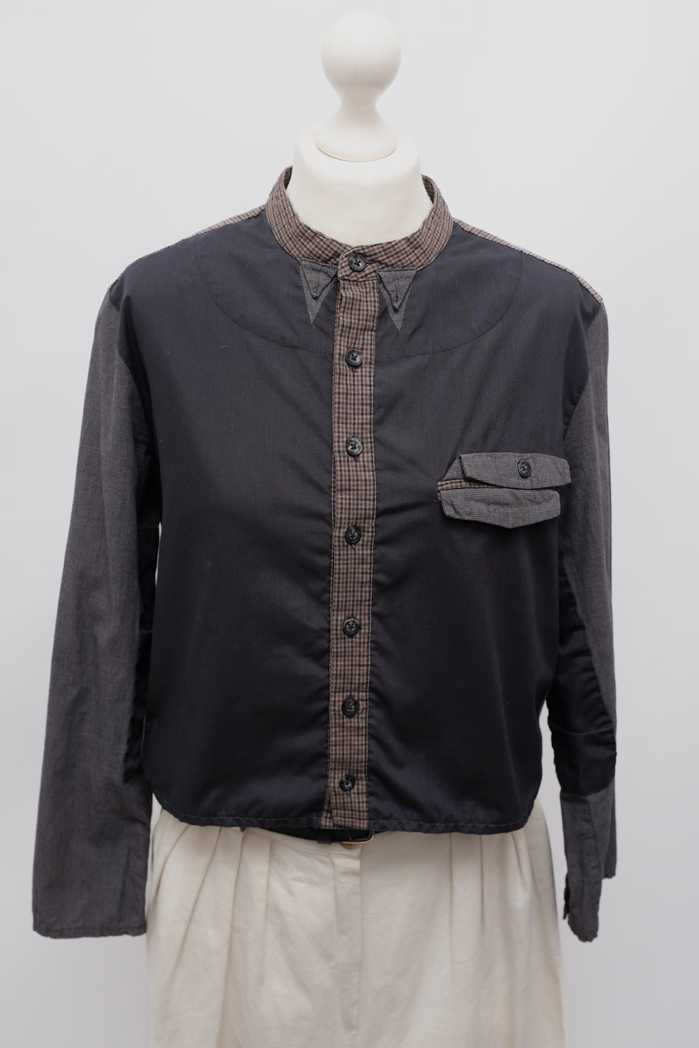 HENRIK VIBSKOV PURE COTTON CROP SHIRT