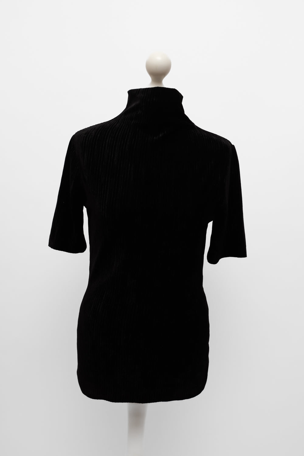 VINTAGE BLACK VELVET ITALY RIB TOP