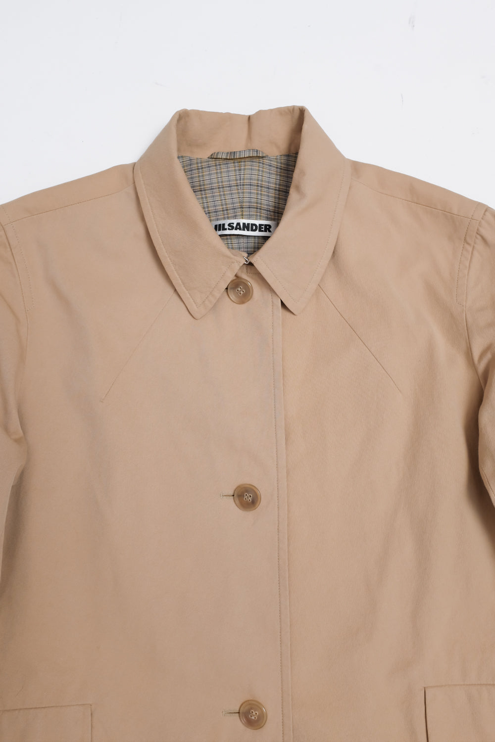 JIL SANDER CARAMEL LIGHT SHIRT JACKET