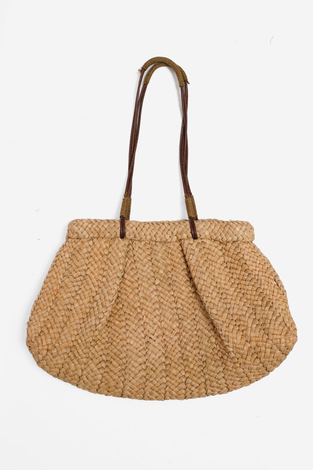 STRAW XL VINTAGE SHOPPER