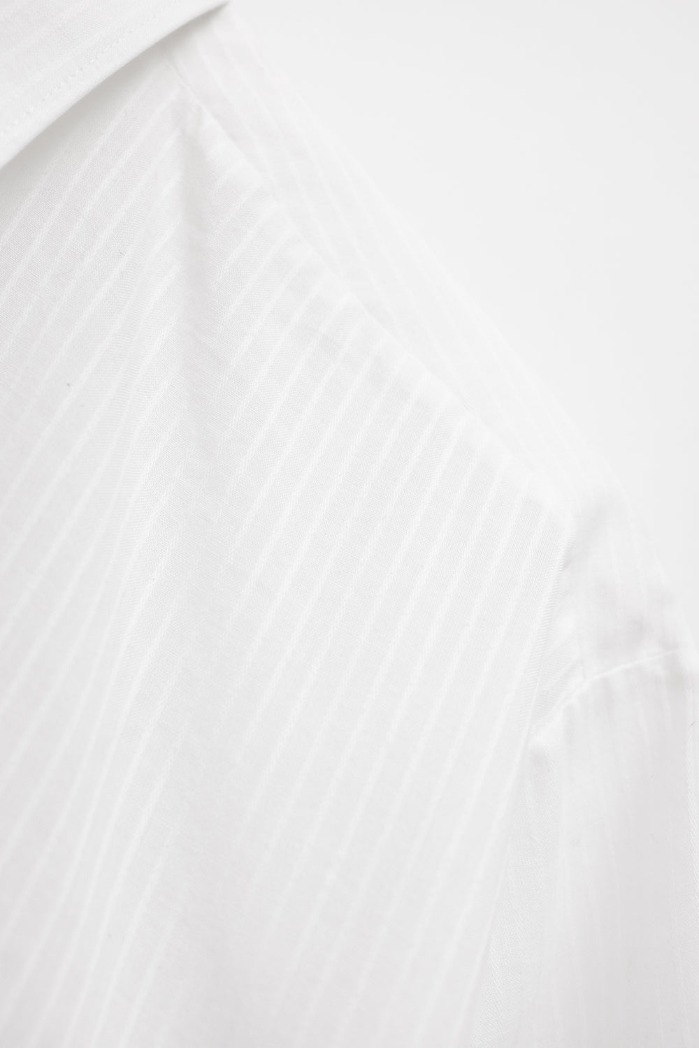 PINSTRIPE LUCID WHITE OVERSIZE SHIRT