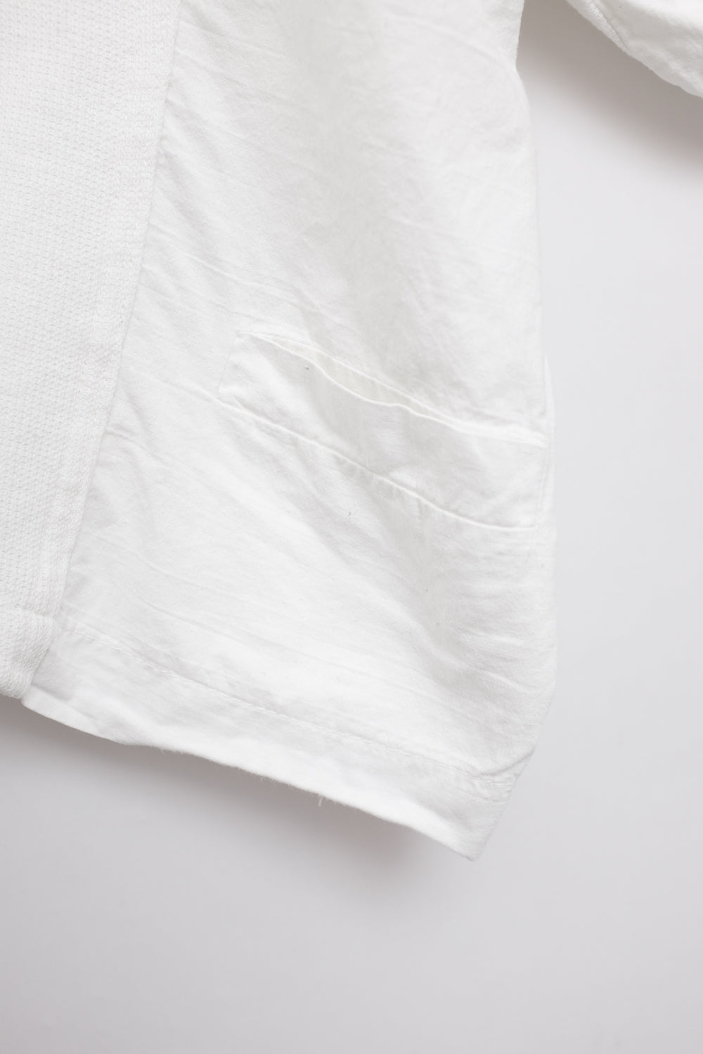 PURE COTTON CROP PLEATED VINTAGE SHIRT