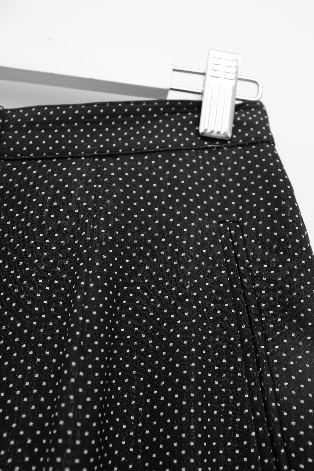 POLKA DOTS BLACK WIDE LEG PANTS