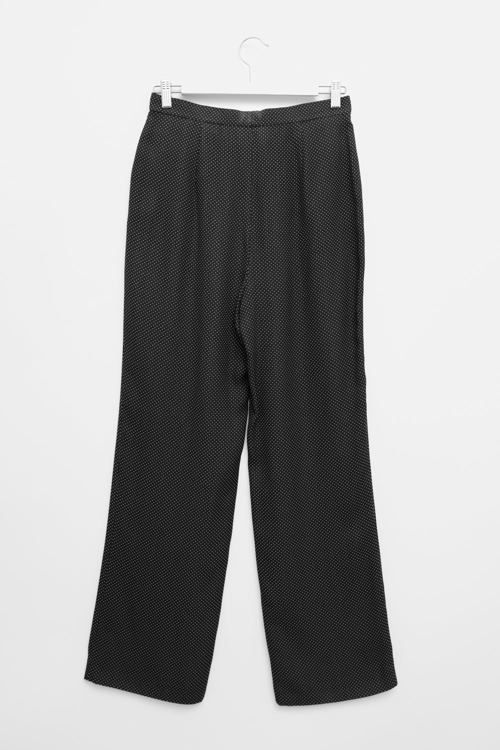 POLKA DOTS BLACK WIDE LEG PANTS