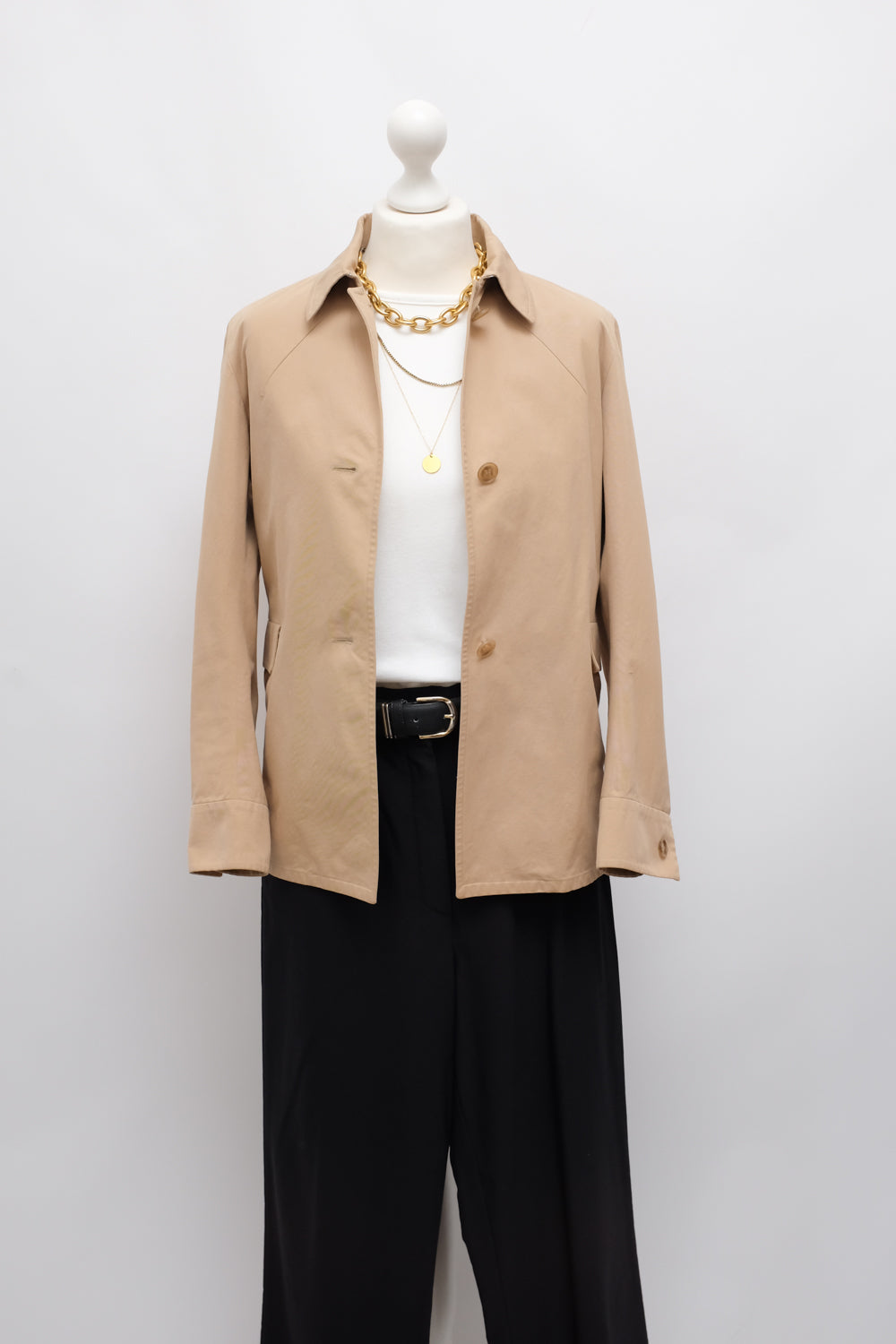 JIL SANDER CARAMEL LIGHT SHIRT JACKET