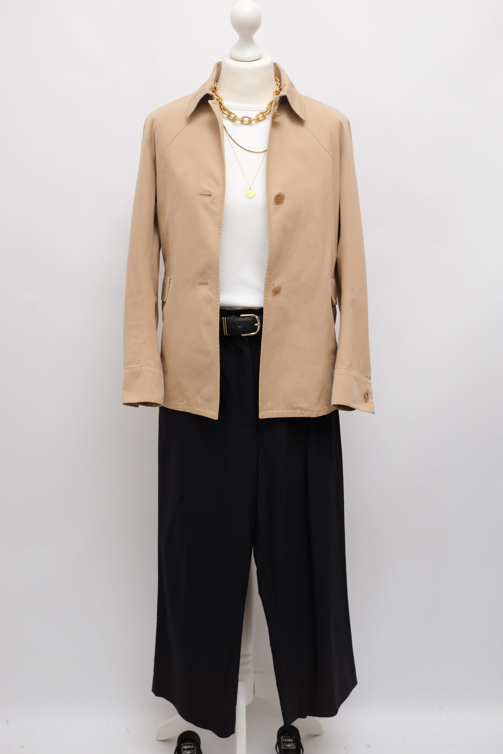 JIL SANDER CARAMEL LIGHT SHIRT JACKET