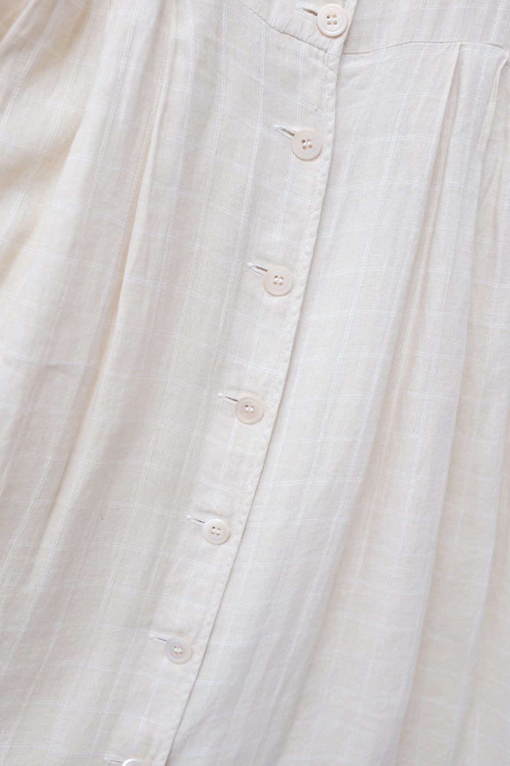 PURE LINEN CREAM BOGNER DRESS