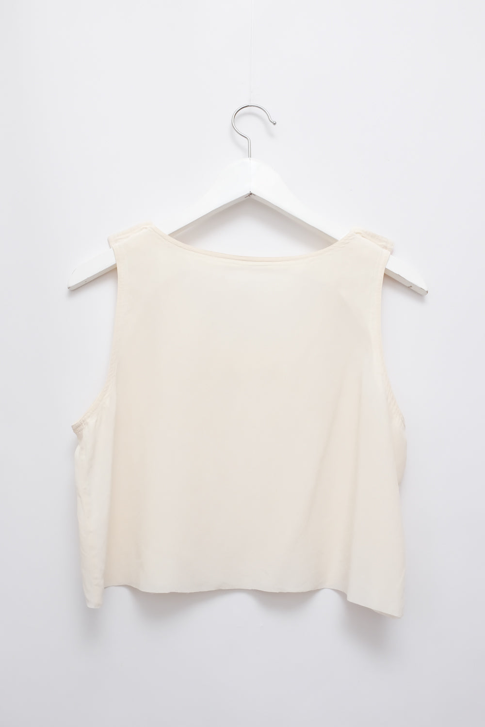 PURE SILK CROPPED VINTAGE SHELL TANK