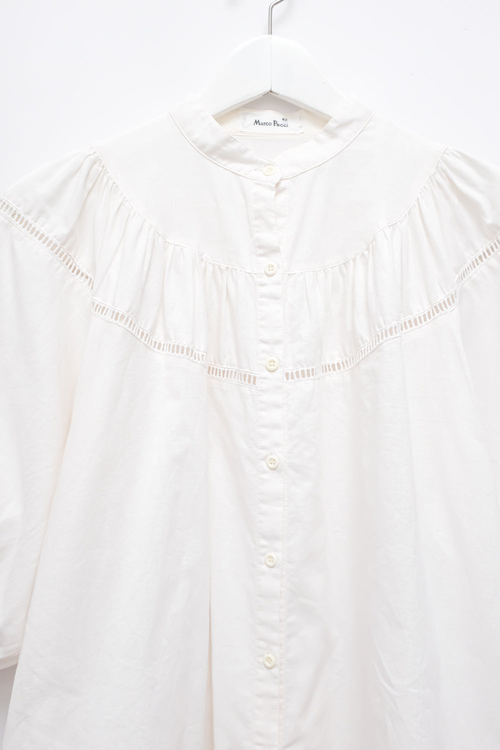 PURE COTTON VINTAGE PUFFED SLEEVES