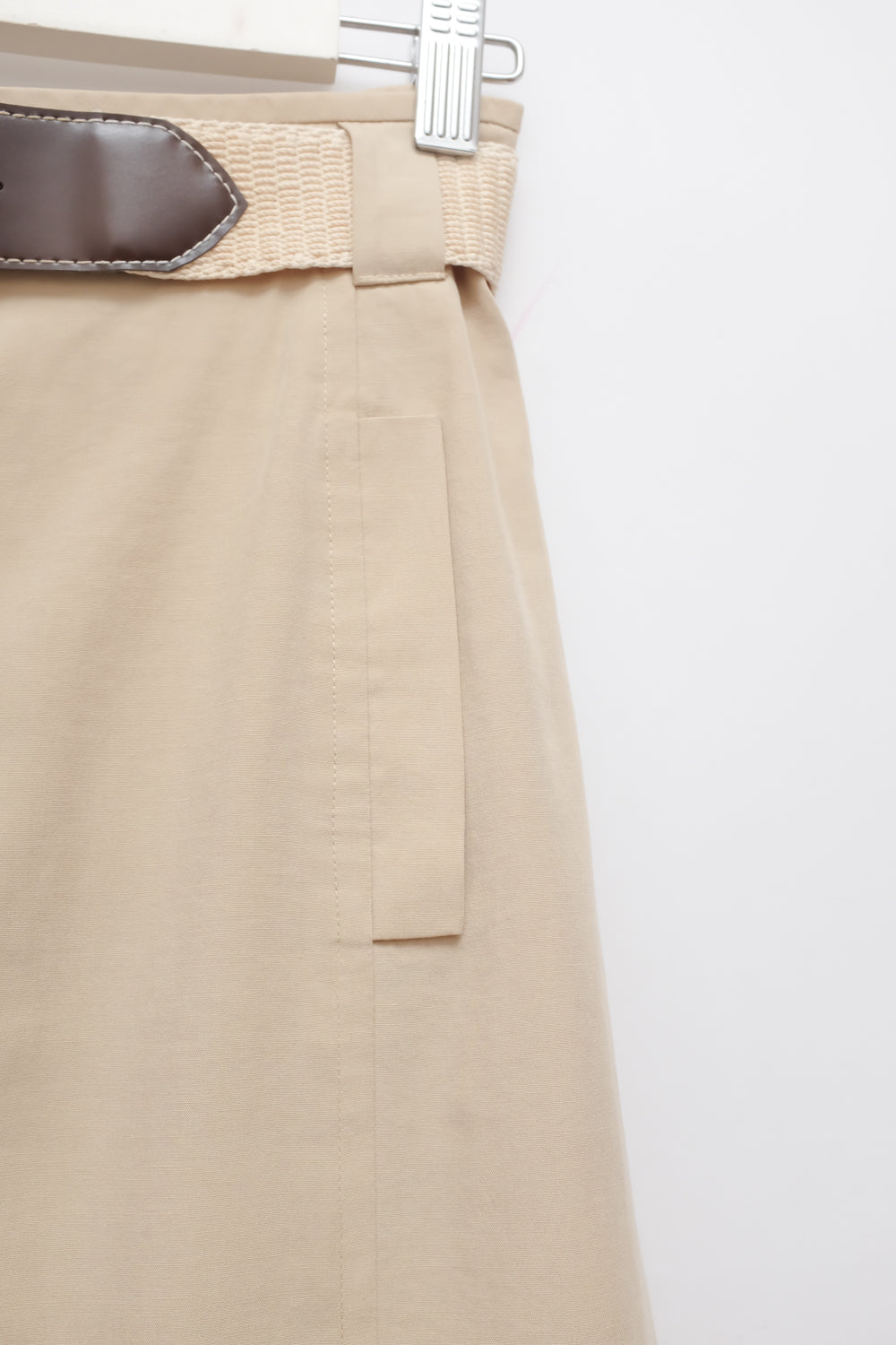 LONG BEIGE VINTAGE SKIRT