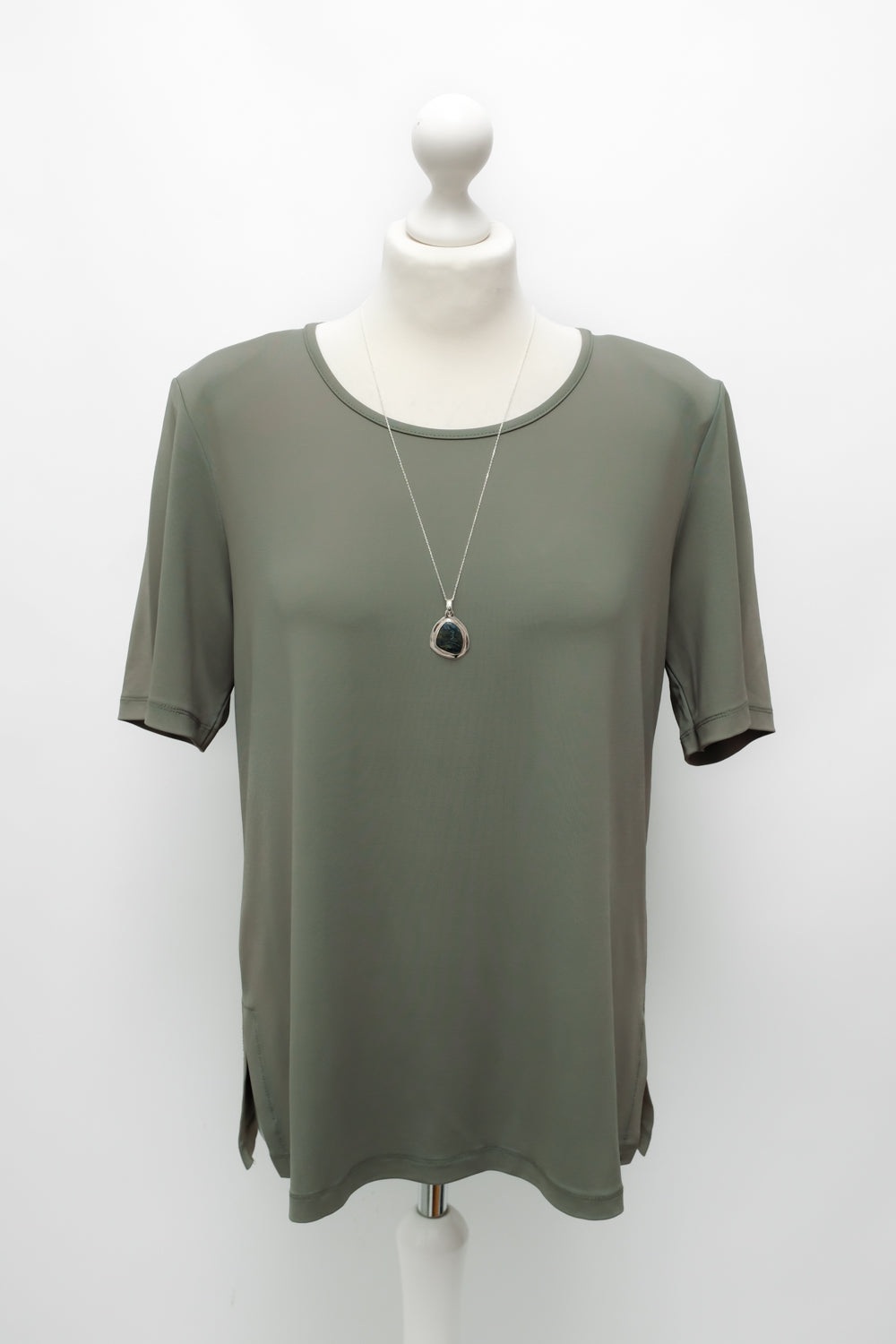 PURE VISCOSE ITALY GREEN TEE