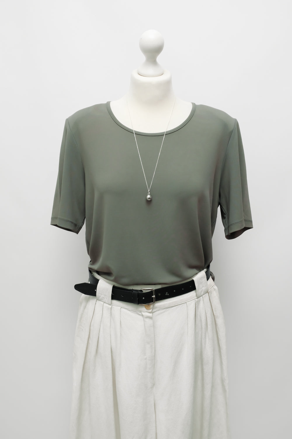 PURE VISCOSE ITALY GREEN TEE