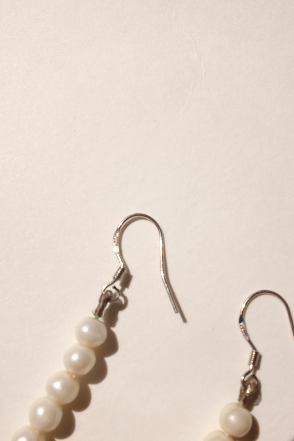 FINE LONG DROP PEARL VINTAGE EARRINGS