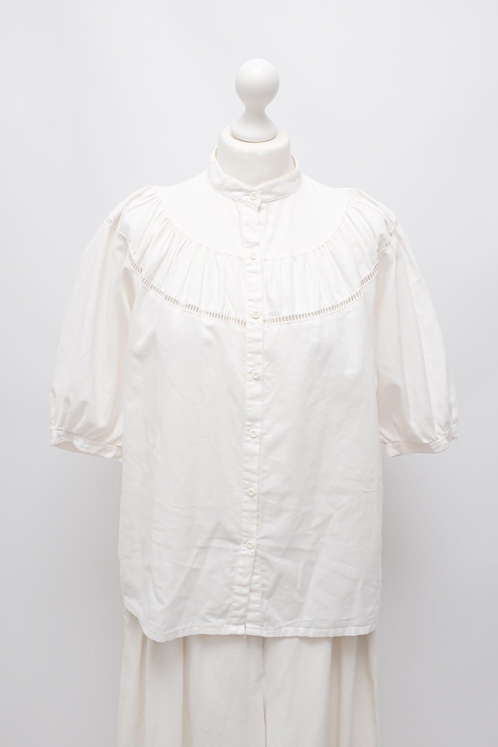 PURE COTTON VINTAGE PUFFED SLEEVES