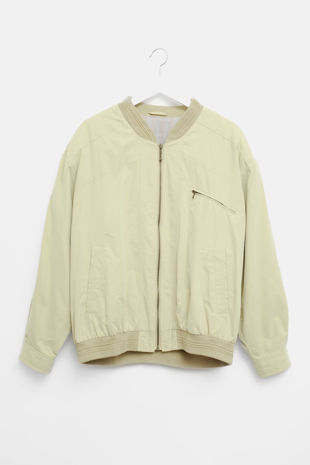 MINT LIME OVERSIZE VINTAGE BOMBER JACKET