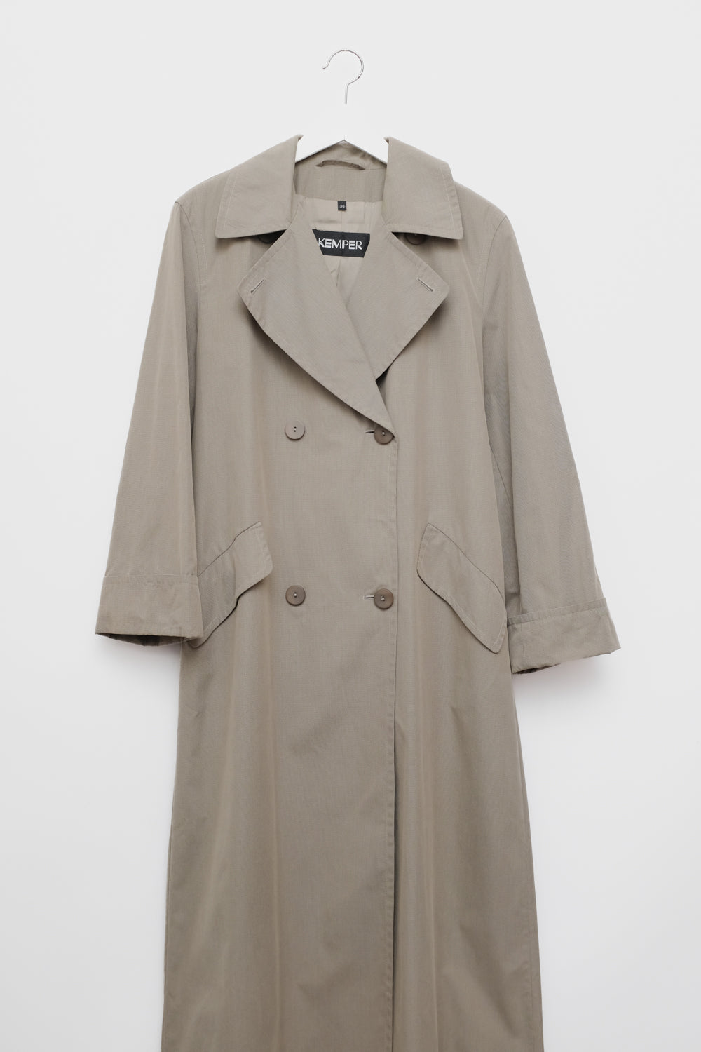 LONG VINTAGE SUMMER TRENCH COAT