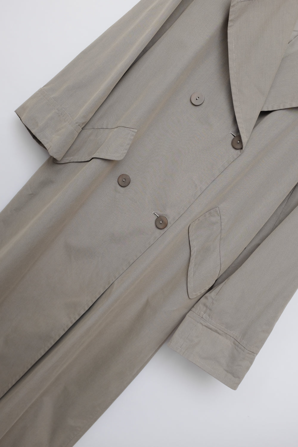 LONG VINTAGE SUMMER TRENCH COAT