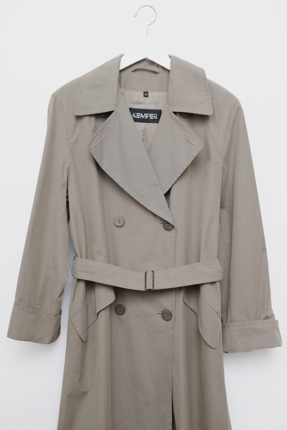 LONG VINTAGE SUMMER TRENCH COAT