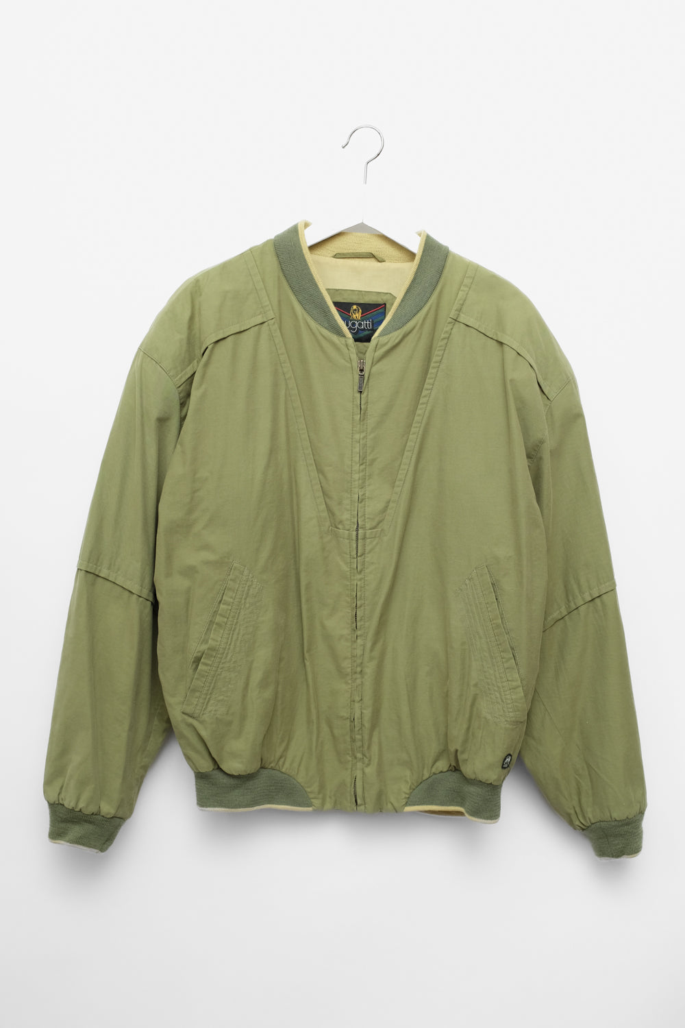 DARK MINT OVERSIZE VINTAGE BOMBER JACKET