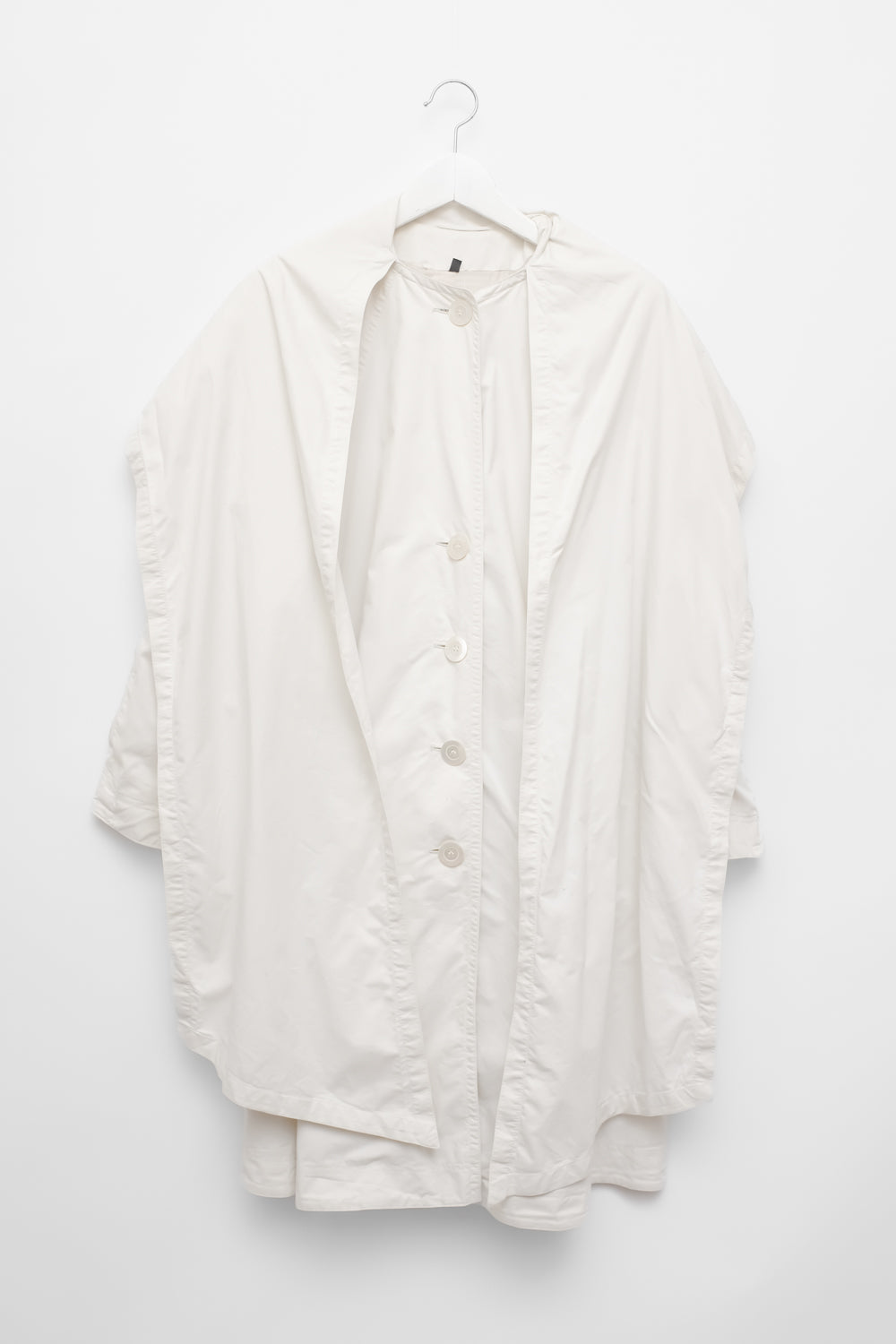 OFF WHITE LIGHT COTTON SCARF TRENCH