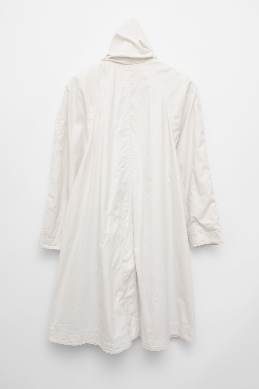 OFF WHITE LIGHT COTTON SCARF TRENCH