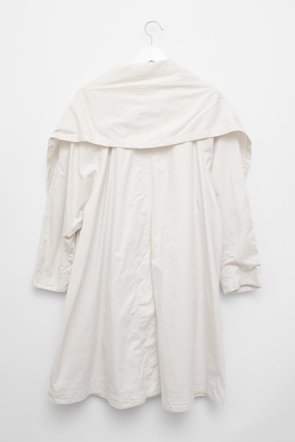 OFF WHITE LIGHT COTTON SCARF TRENCH