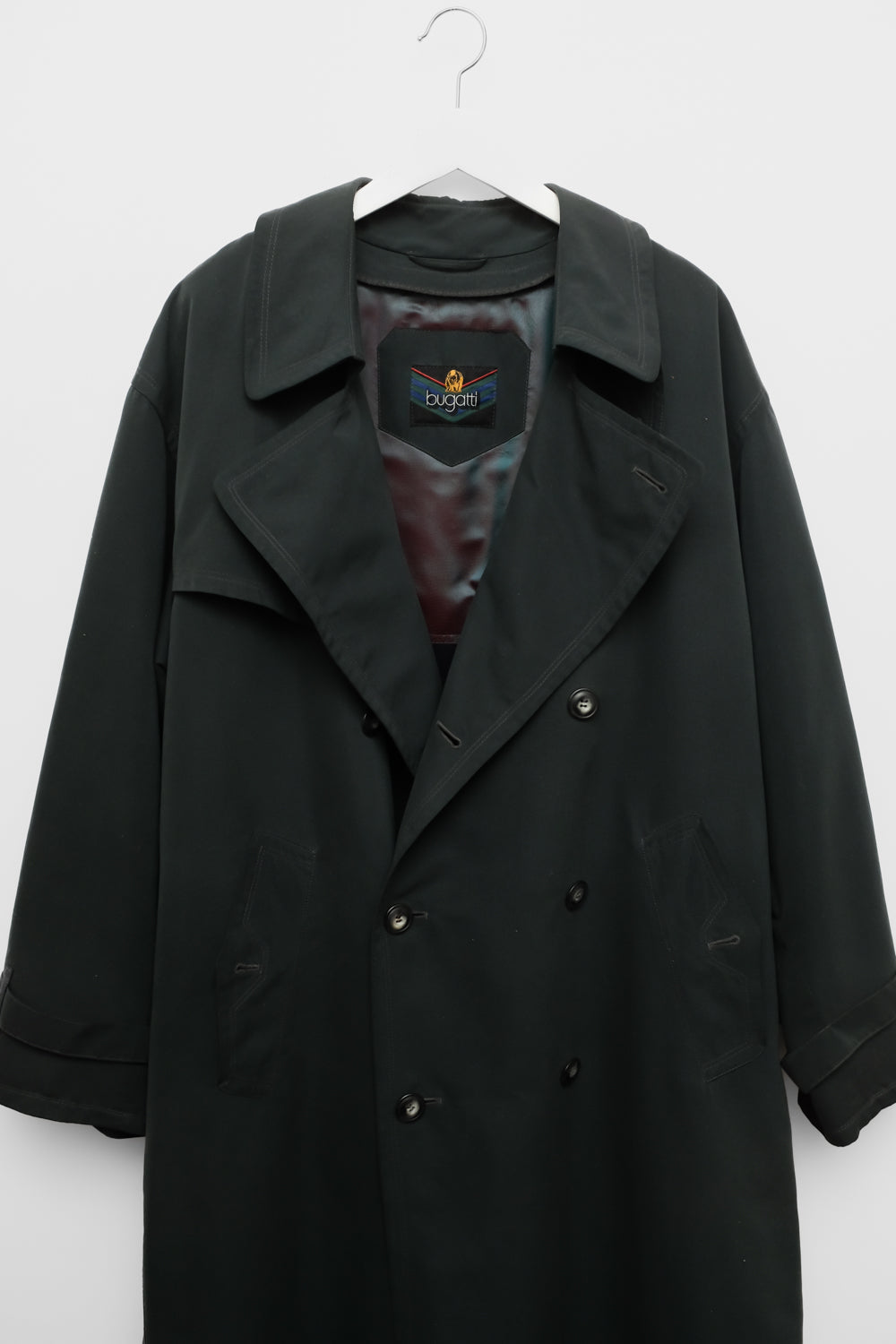 ALL SEASON GREEN VINTAGE TRENCH COAT